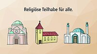 Teilhabebögen für einzelne Religionen